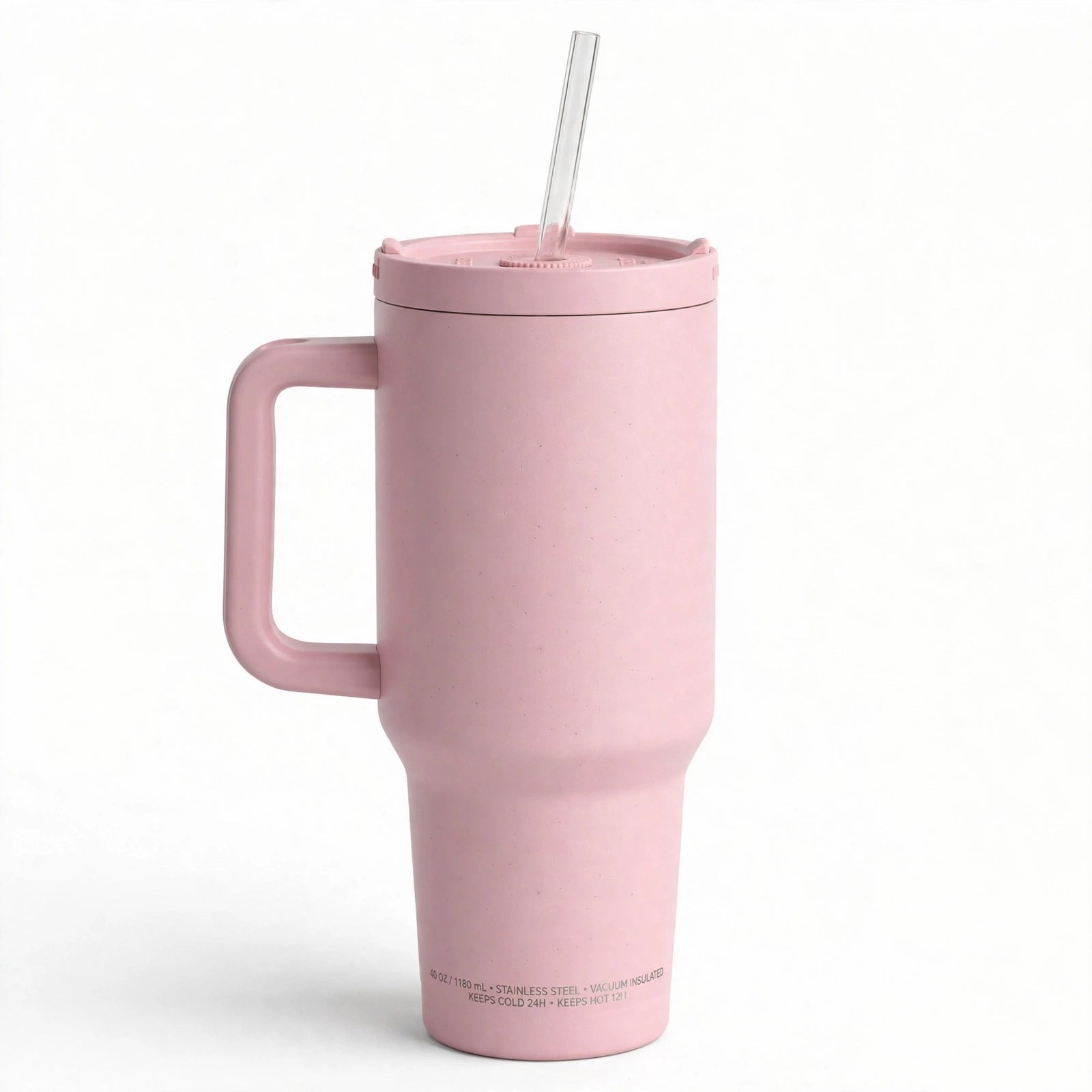 Vaso Térmico Quencher 40oz con Pitillo - Frío 24H Caliente 12H