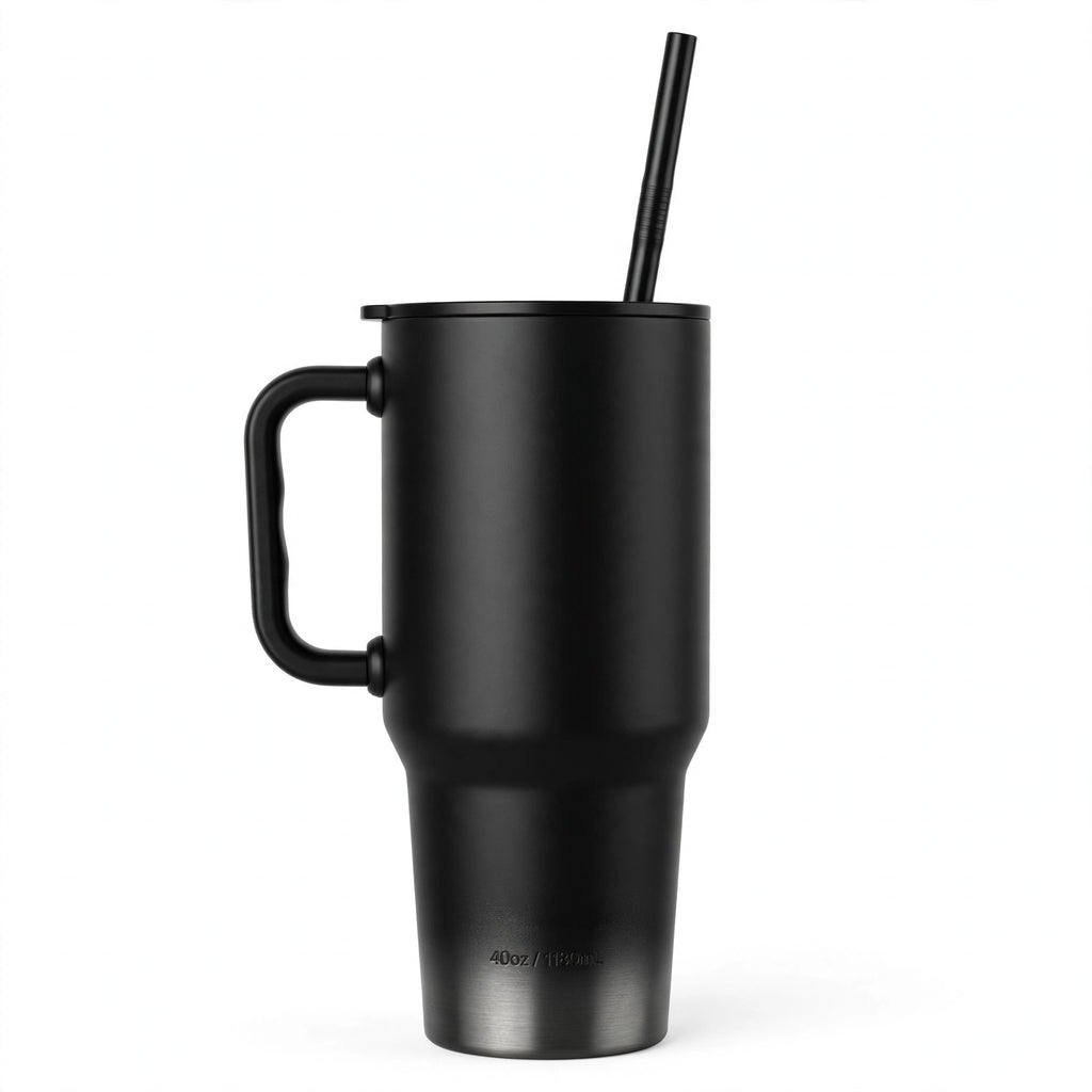 Vaso Térmico Quencher 40oz con Pitillo - Frío 24H Caliente 12H